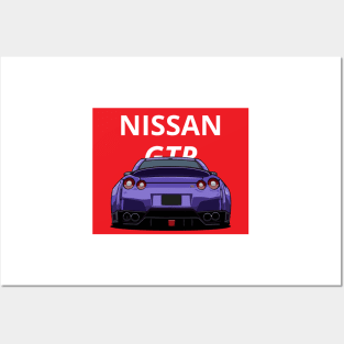 Nissan GTR Posters and Art